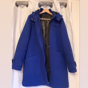 Cobalt Blue Banana Republic Coat